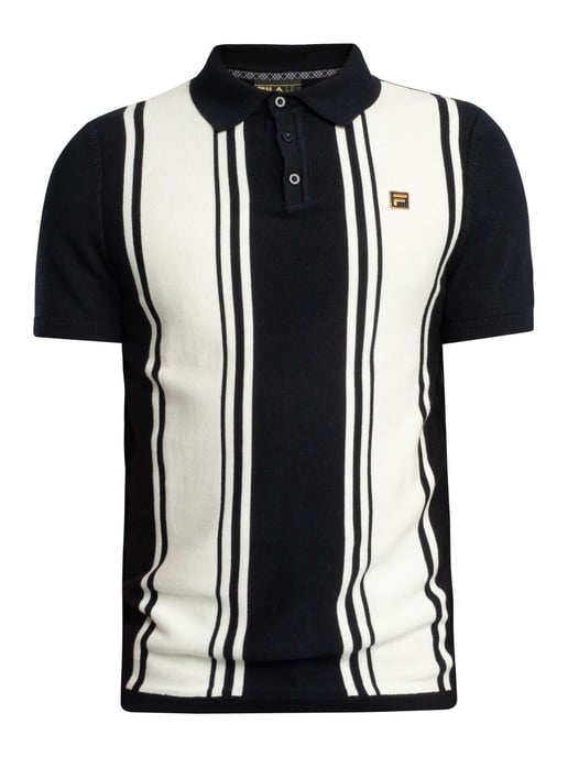 Fila Polo De Punto Estilo Boliche Buddy, Negro - Image 5