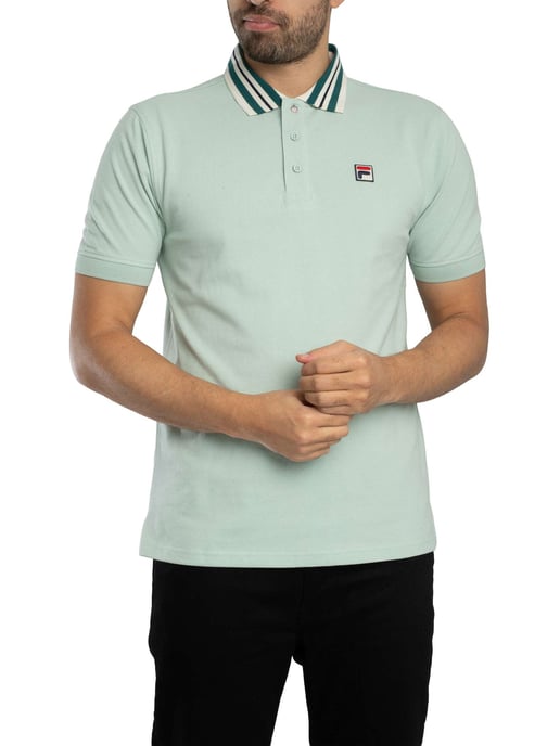 Fila Polo Básico Con Cinta Achille Heritage, Verde - Image 1