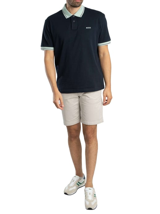 BOSS Polo Pe Blocks, Azul - Image 5