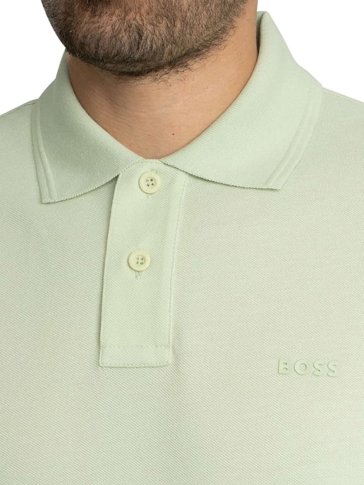 BOSS Camisa Polo Prime, Verde - Image 4