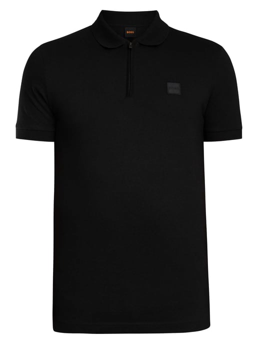 BOSS Polo Con Cremallera Passer, Negro - Image 5