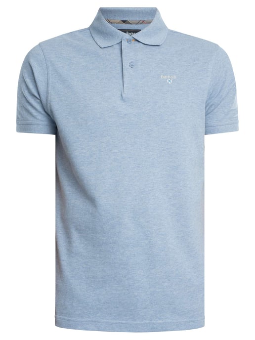 Barbour Polo De Piqué De Tartán, Azul - Image 6