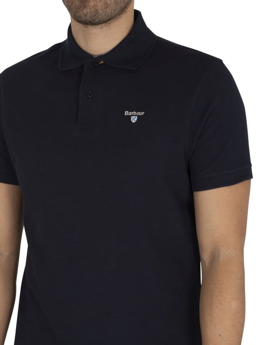 Barbour Polo De Piqué De Tartán, Azul - Image 4
