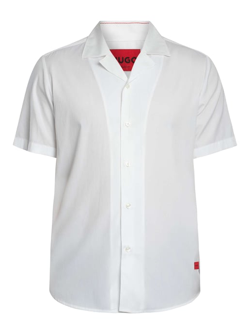 HUGO Camisa De Manga Corta Ellino, Blanco - Image 6