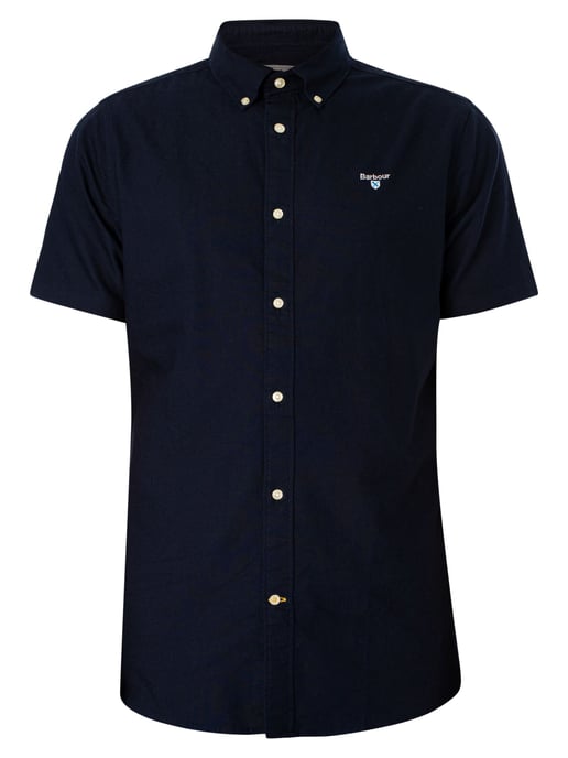 Barbour Camisa De Manga Corta De Sastre Oxtown, Azul - Image 5