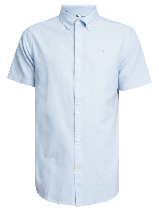 Barbour Camisa Entallada De Manga Corta Oxtown, Azul - Image 5