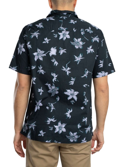 Superdry Camisa De Manga Corta Con Estampado De Cabaña, Azul - Image 3