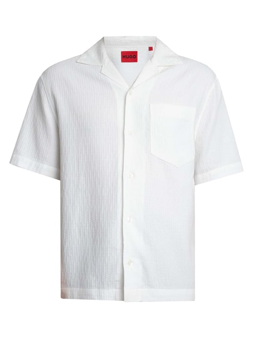 HUGO Camisa De Manga Corta Exolino, Blanco - Image 6