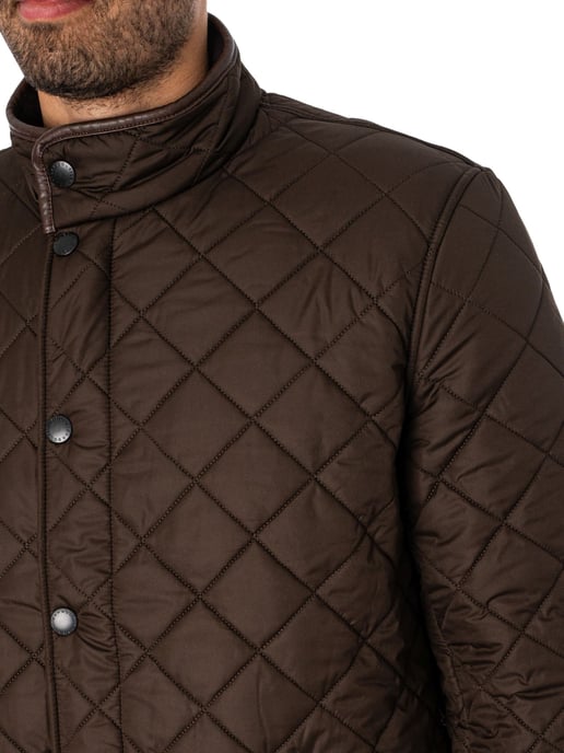 Barbour Chaqueta Acolchada Powell, Verde - Image 4