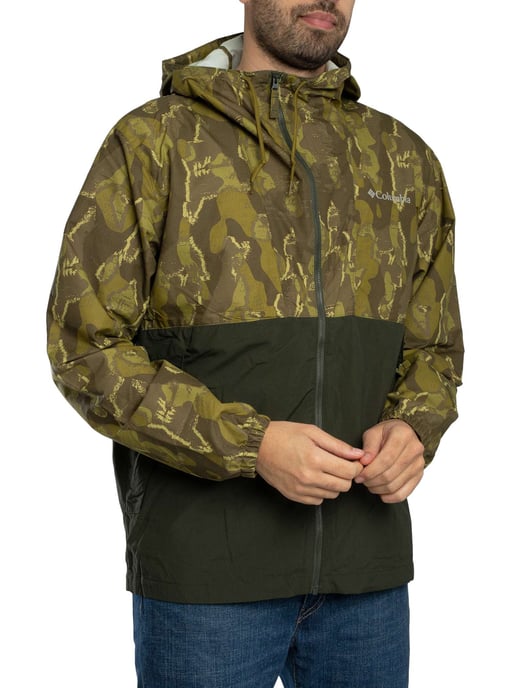 Columbia Chaqueta Cortavientos Novedosa De Spire Valley, Verde - Image 2