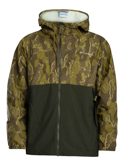 Columbia Chaqueta Cortavientos Novedosa De Spire Valley, Verde - Image 6