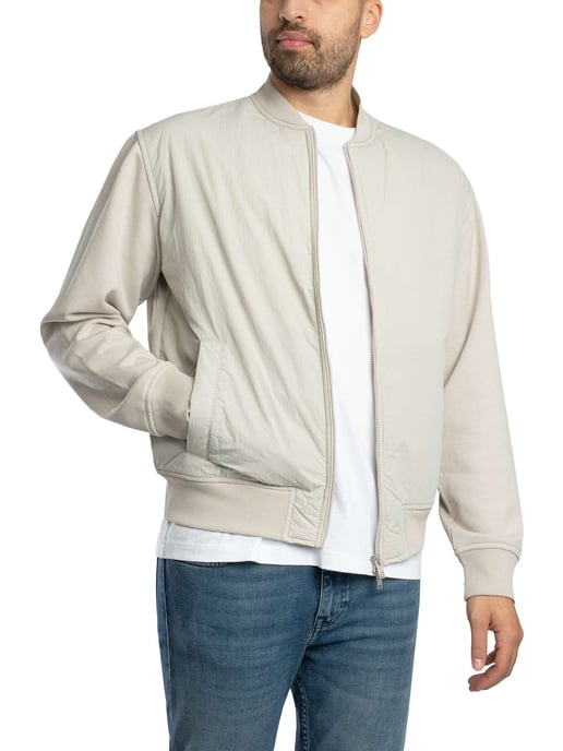 BOSS Chaqueta Bomber Ze Smartcore, Gris - Image 2