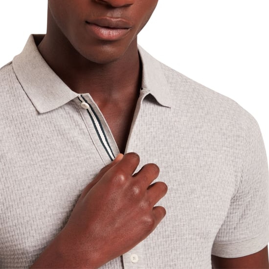 Camisa Ted Baker Connyr Gris De Corte Recto Con Botones - Image 4