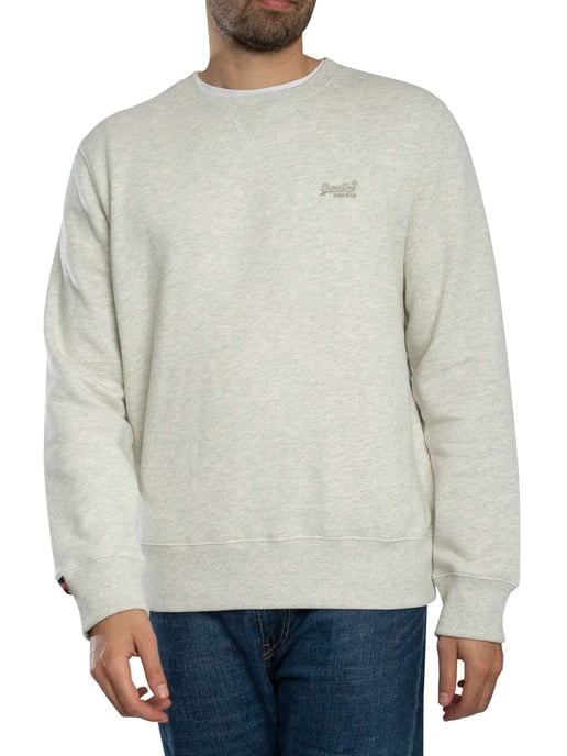 Superdry Sudadera Con Logo Básico, Beige - Image 1