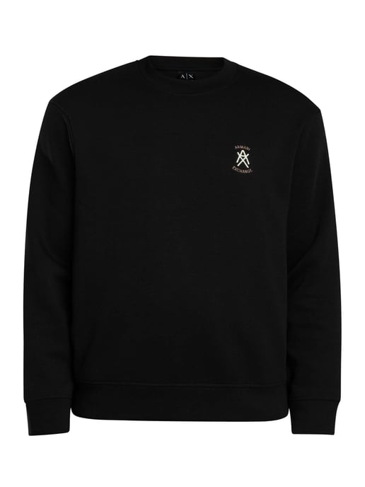 Armani Exchange Sudadera Con Logo En El Pecho, Negro - Image 5