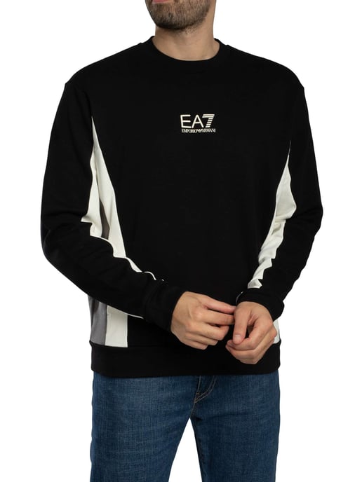 EA7 Sudadera Con Logo, Negro - Image 2