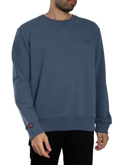 Superdry Sudadera Con Logo Básico, Azul - Image 2
