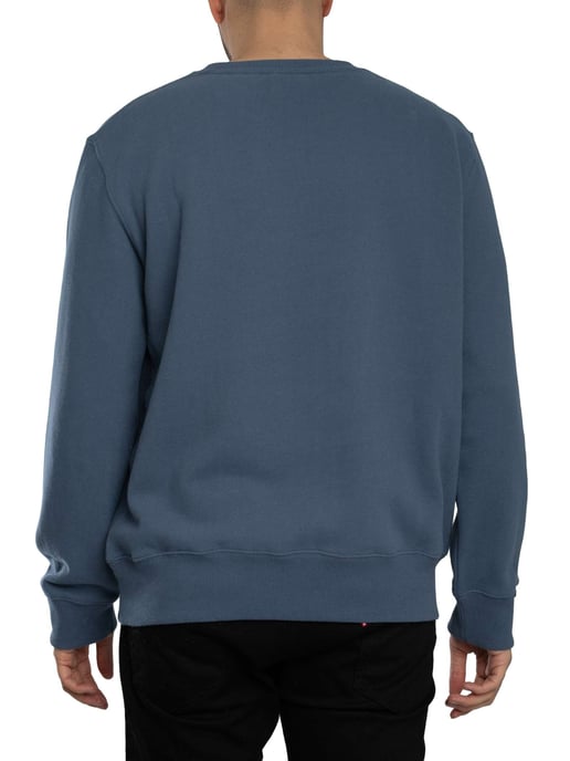 Superdry Sudadera Con Logo Básico, Azul - Image 3
