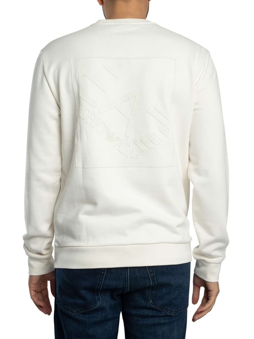 EA7 Sudadera Con El Logotipo De Back Box, Beige - Image 3