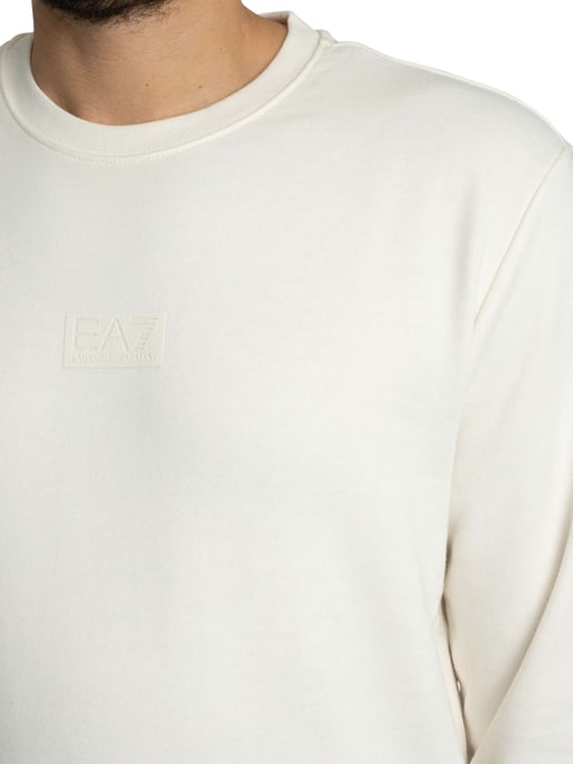 EA7 Sudadera Con El Logotipo De Back Box, Beige - Image 4