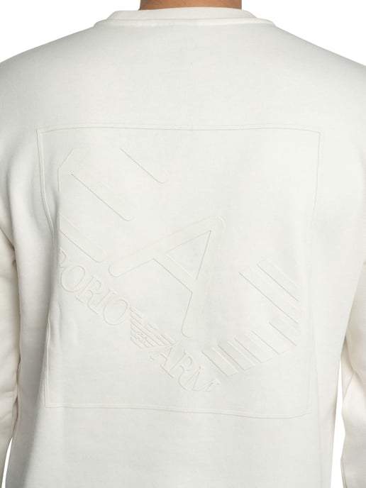 EA7 Sudadera Con El Logotipo De Back Box, Beige - Image 5