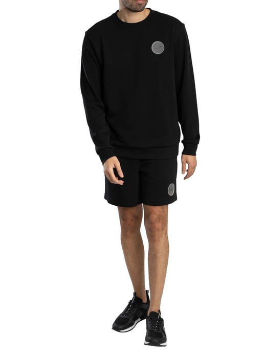 EA7 Sudadera Con Parche Del Logotipo, Negro - Image 5