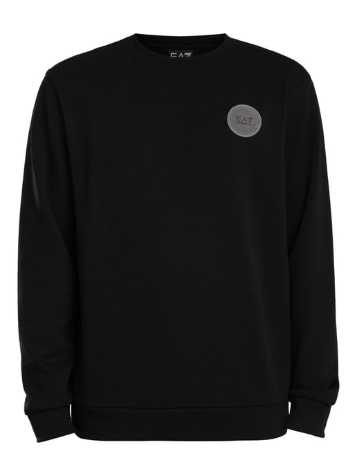 EA7 Sudadera Con Parche Del Logotipo, Negro - Image 6