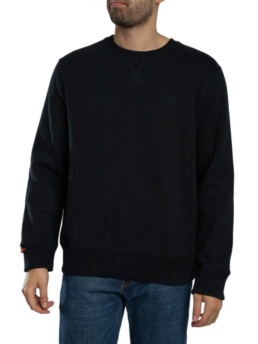 Superdry Sudadera Con Logo Básico, Azul - Image 1