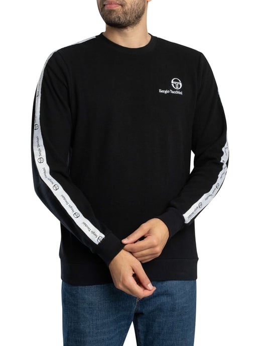 Sergio Tacchini Sudadera Delman, Negro - Image 2