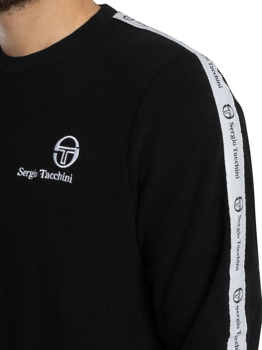 Sergio Tacchini Sudadera Delman, Negro - Image 4