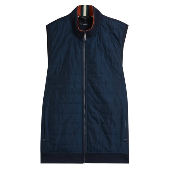 Chaleco Acolchado Azul Marino De Corte Regular Ted Baker Atho - Image 1
