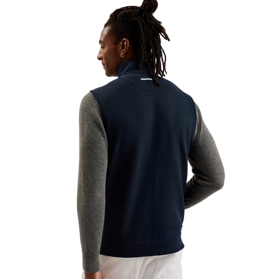 Chaleco Acolchado Azul Marino De Corte Regular Ted Baker Atho - Image 5