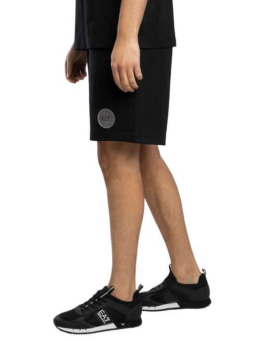 EA7 Pantalones Cortos Deportivos Con Logotipo De Insignia, Negro - Image 2
