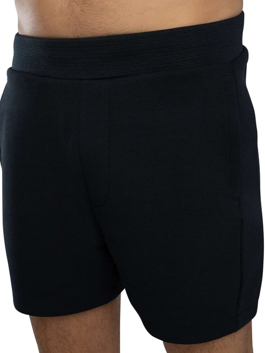 Lyle & Scott Pantalones Cortos Deportivos De Piqué, Azul - Image 5