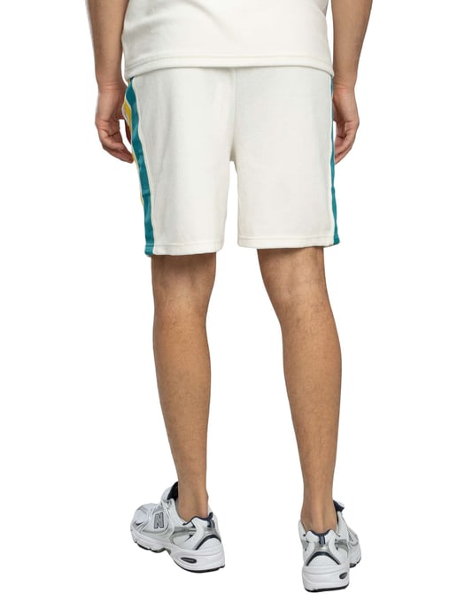 Sergio Tacchini Pantalones Cortos Deportivos De Terciopelo Monte, Blanco - Image 3