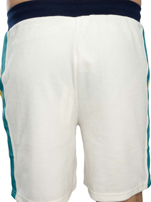 Sergio Tacchini Pantalones Cortos Deportivos De Terciopelo Monte, Blanco - Image 4