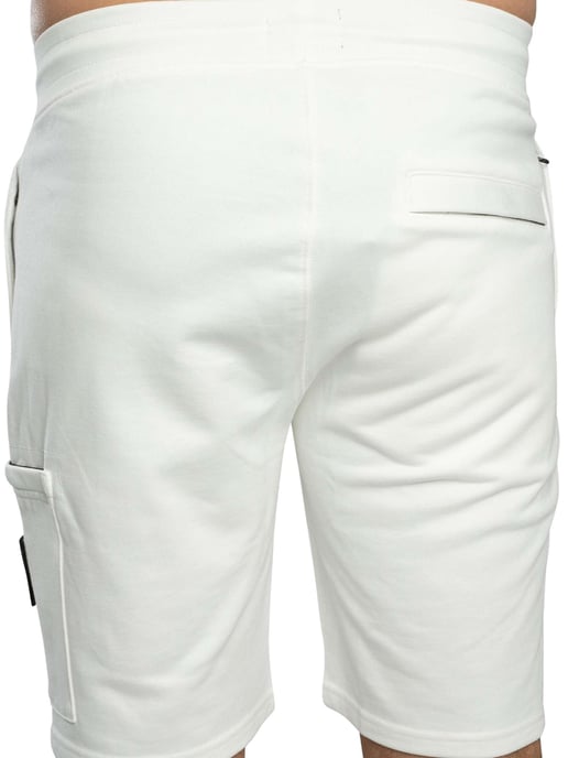 Weekend Offender Pantalones Cortos Deportivos Con Bolsillo Y Cremallera Hawkins, Blanco - Image 4