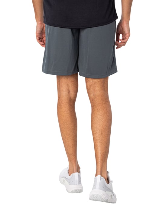 Under Armour Shorts De Malla Técnica, Gris - Image 3