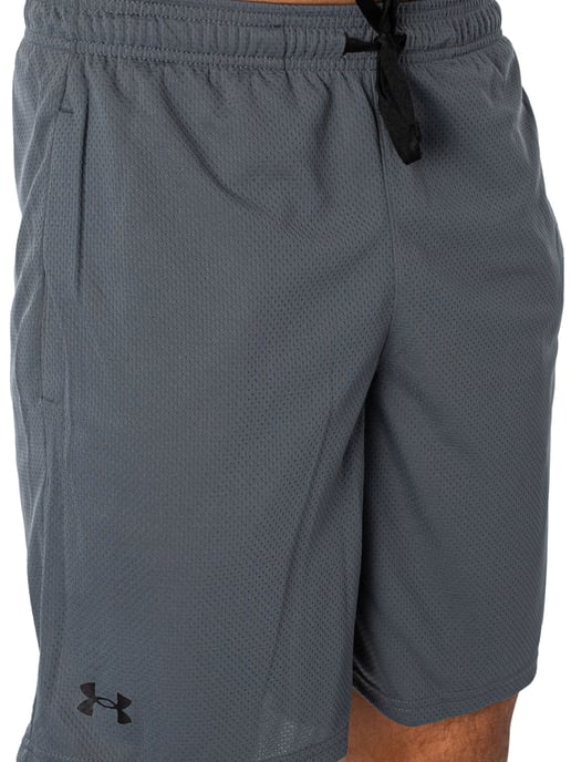Under Armour Shorts De Malla Técnica, Gris - Image 5