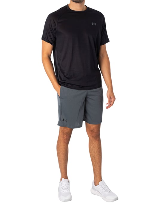 Under Armour Shorts De Malla Técnica, Gris - Image 6