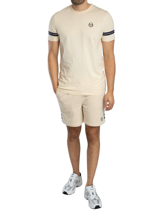 Sergio Tacchini Nuevos Pantalones Cortos Deportivos Orion, Beige - Image 6