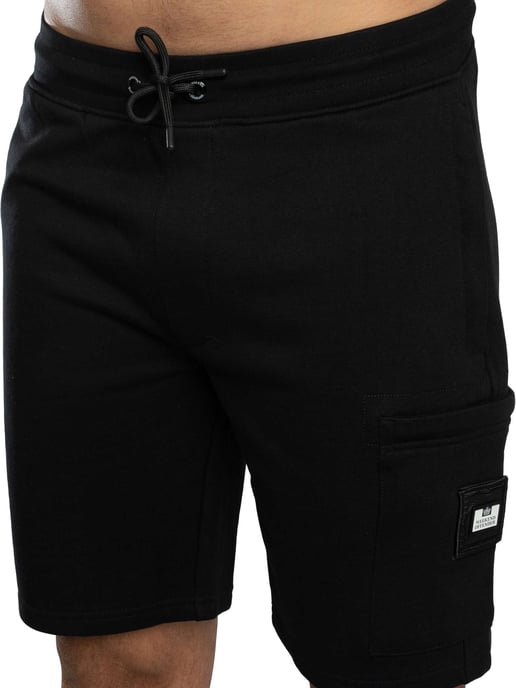 Weekend Offender Pantalones Cortos Deportivos Con Bolsillo Y Cremallera Hawkins, Negro - Image 5