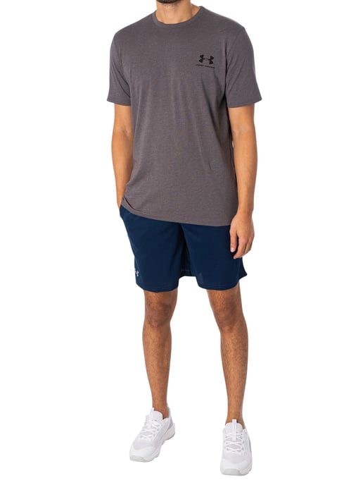 Under Armour Shorts De Malla Técnica, Azul - Image 6