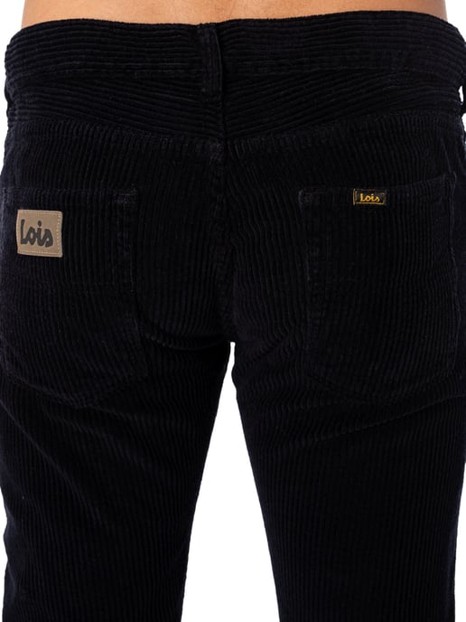 Lois Jeans Nuevo Dallas Jumbo Cord Jeans, Azul - Image 4