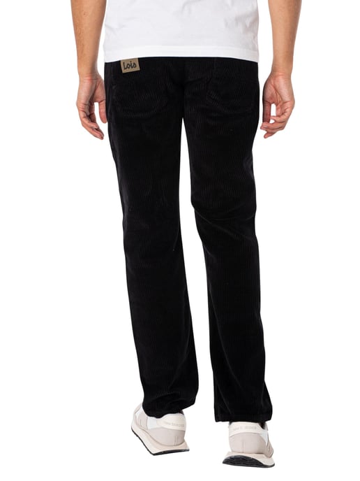 Lois Jeans Nuevo Dallas Jumbo Cord Jeans, Negro - Image 3