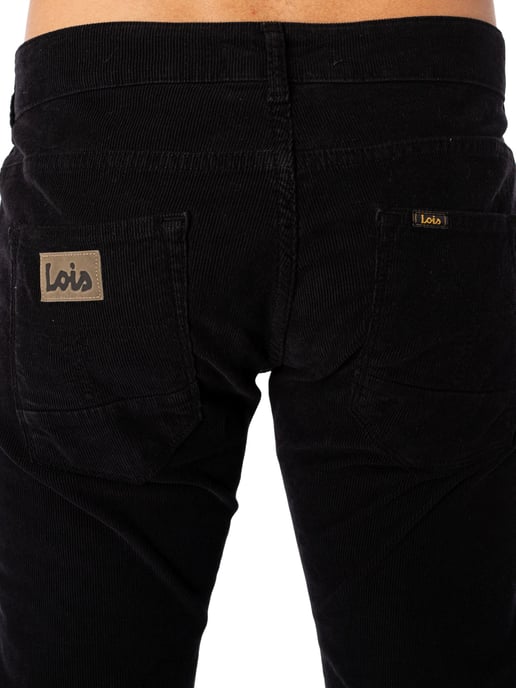 Lois Jeans Vaqueros De Pana Sierra, Negro - Image 4