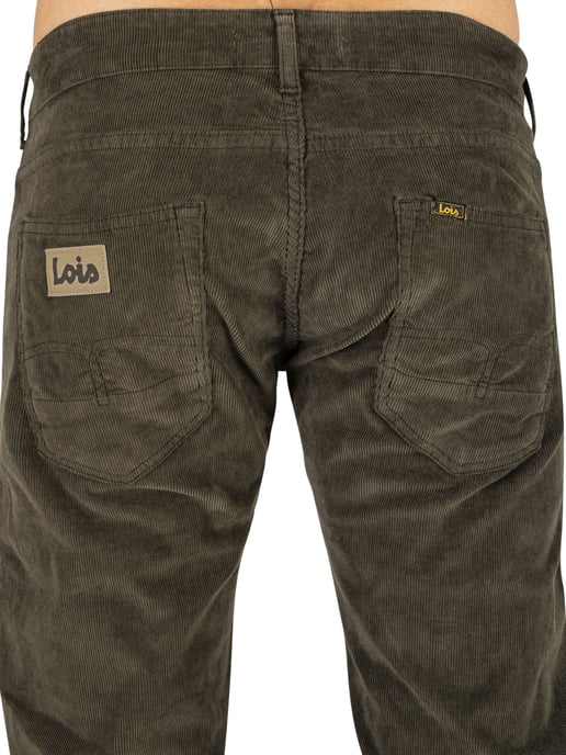 Lois Jeans Pantalones De Pana Sierra Fina, Verde - Image 4