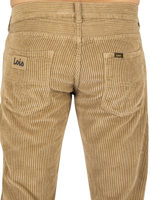 Lois Jeans Nuevo Dallas Jumbo Cord Jeans, Beige - Image 4