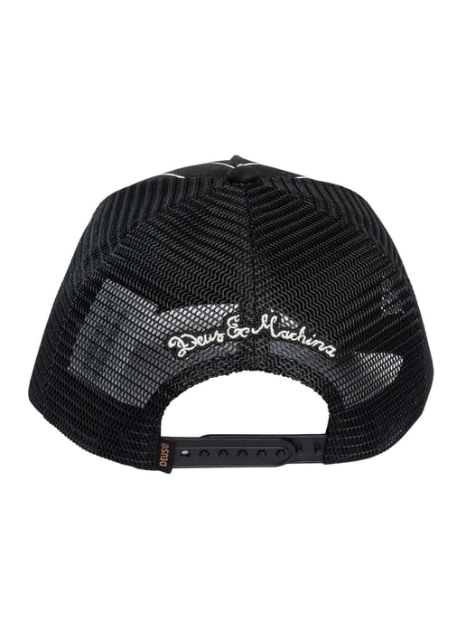 Deus Ex Machina Gorra De Camionero Forecourt, Negro - Image 3