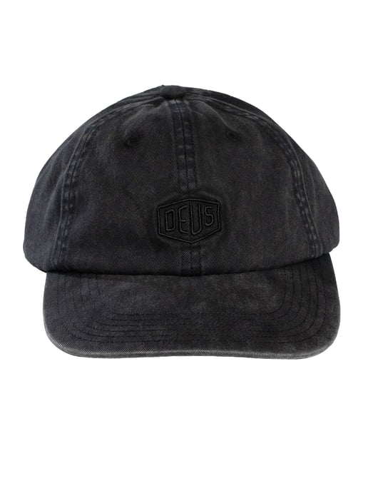 Deus Ex Machina Gorra Shield Garment Teñida Para Papá, Negro - Image 5